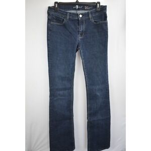 7 For All Mankind High Waist Bootcut Jeans Blue Size 30 CA34460